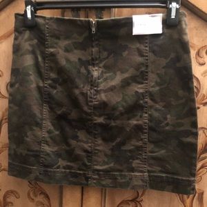 Tinseltown Camouflage Mini Skirt